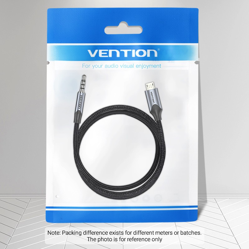 VENTION Dây Cáp micro usb Sang 3.5mm v8 Hát Thẻ Ghi Âm Chuyên Dụng