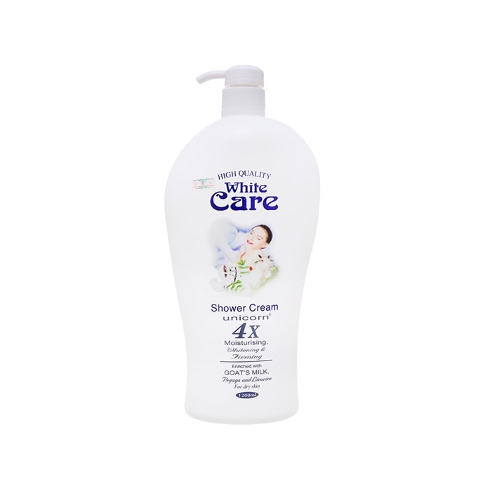 [Sale hủy diệt] Sữa Tắm Dê White Care 1200ml