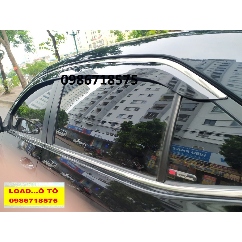 Vè Che Mưa Xe Toyota Altis 2022-2016 Mẫu Chỉ Inox Cao Cấp Đẹp Nhất Thị Trường