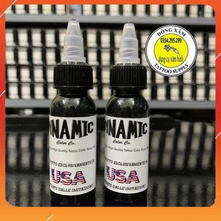 Mực màu đen xăm hình dynamic blk chính hãng usa - 04 Tattoo