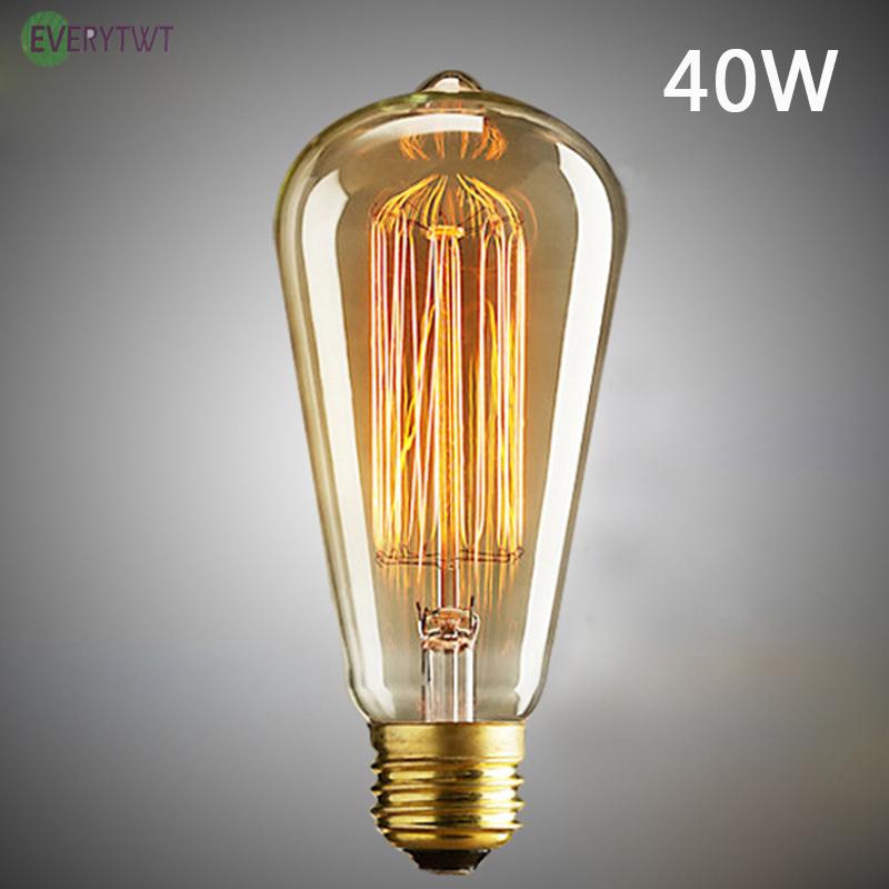 Đèn led dây tóc ST64 E27 chất lượng cao thiết kế độc đáo dành cho trang trí giáng sinh