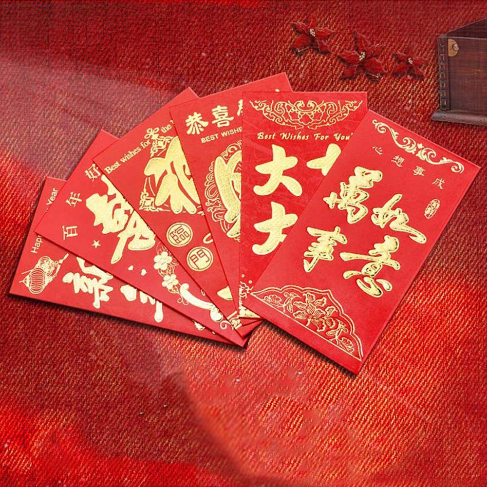 Set 30 Bao Lì Xì Mừng Năm Mới Phong Cách Trung Hoa
