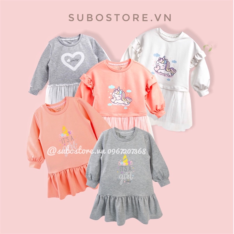 UALAROGO Váy nỉ bé gái Pony