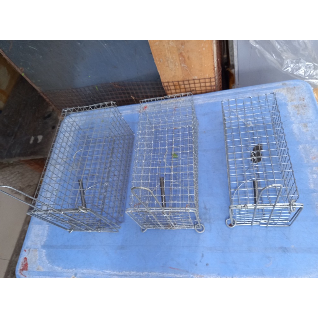 Com bo 2 Lồng bẫy chuột , sóc lưới ô vuông 3 kích cở
