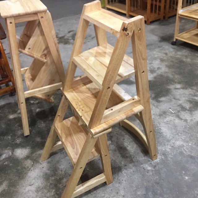 Ghế Bậc Thang Xếp Gọn Thành Ghế Ngồi ( Cao 89cm )