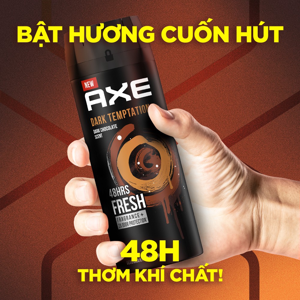 Xịt nước hoa toàn thân dành cho nam AXE Dark Temptation (135ml) | BigBuy360 - bigbuy360.vn