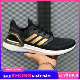Giày Sneaker Giày Thể Thao Nam Nữ Ultra Boost 6.0 Màu Đen Vàng