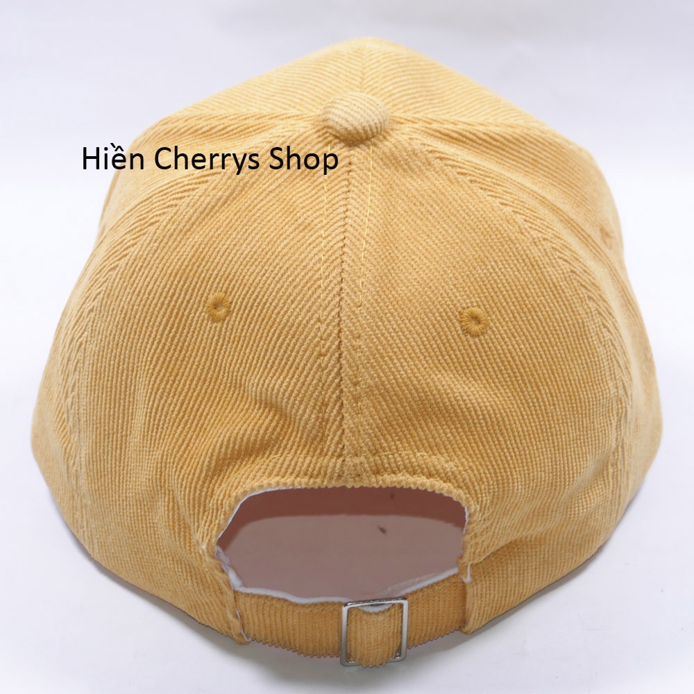 Nón kết thêu hình chữ N &amp; V chất liệu nhung tăm cao cấp form unisex nam nữ