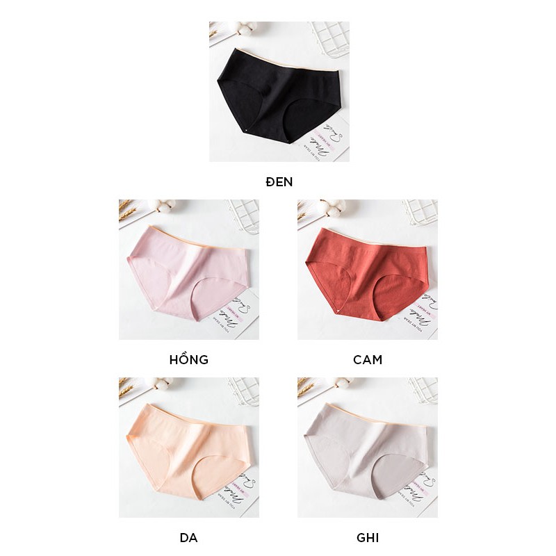 Quần lót cotton cạp ép không đường may kháng khuẩn cao cấp QL05 | BigBuy360 - bigbuy360.vn