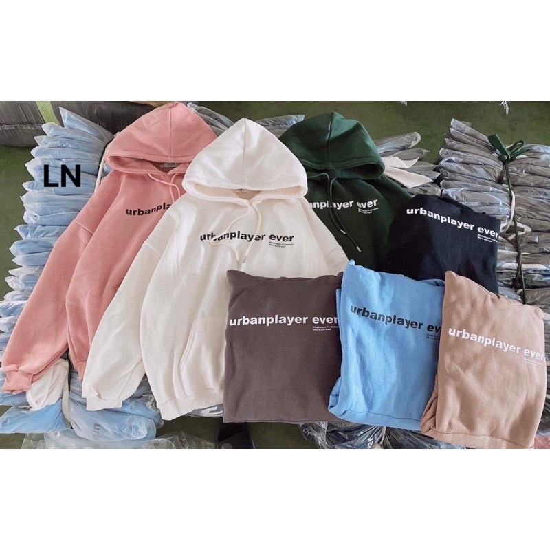 Áo hoodie nỉ cotton các loại chữ LN11