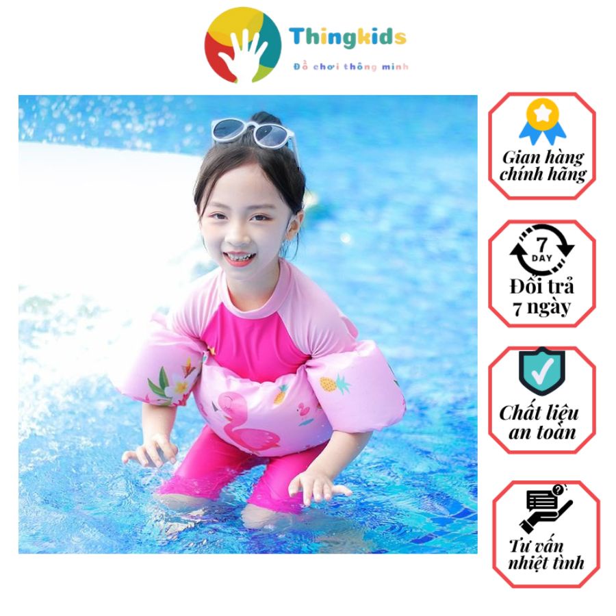 Phao bơi đỡ ngực kèm phao tay cho bé - Thingkids