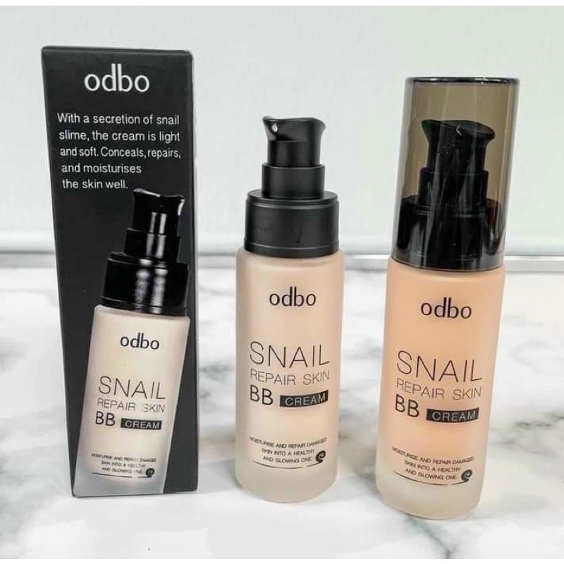 KEM NỀN BB CREAM ODBO SNAIL REPAIR SKIN Giúp da mịn đẹp