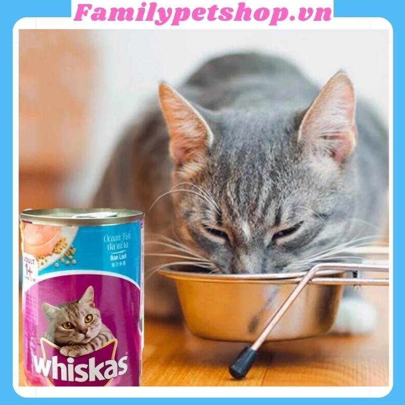 Pate whiskas lon cho mèo lớn-thức ăn cho mèo-lon 400g-familypetshop.vn