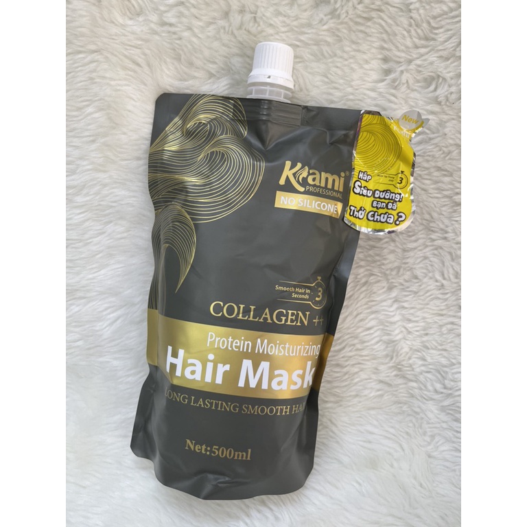 Hấp tóc phục hồi chuyên sâu Collagen Kami