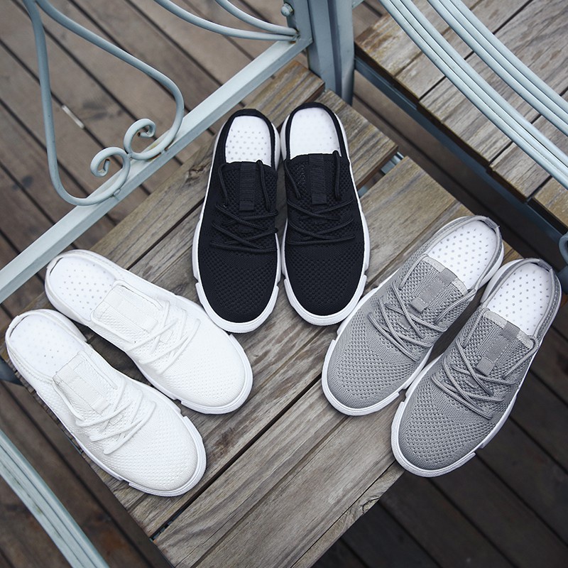 Giày lười JINTOHO canvas chống trượt thời trang mùa hè cho nam