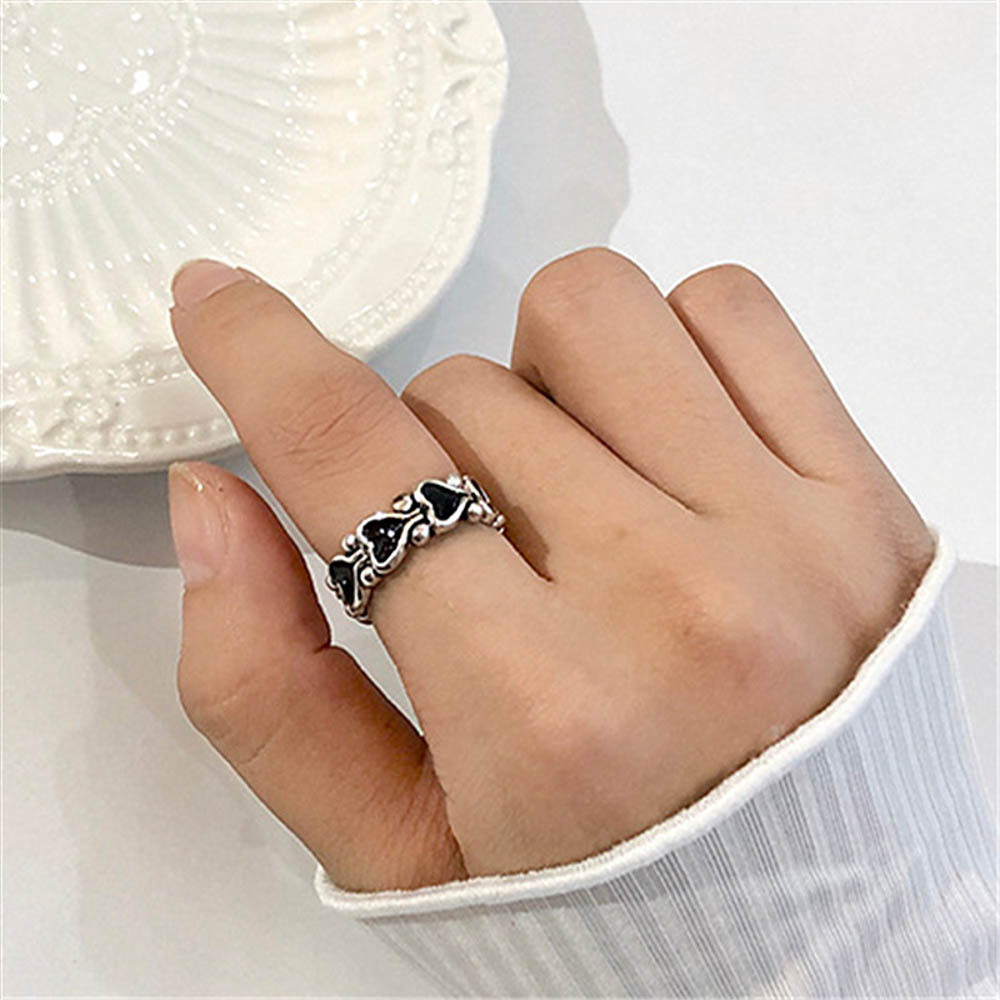 Nhẫn Đeo Ngón Trỏ Phong Cách Retro Có Thể Điều Chỉnh Kích Cỡ