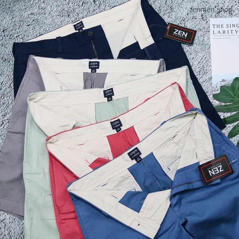 Quần Short Nam Jcrew Xuất Hàn Chính Hãng Độ Dài 9 Inch Ngang Gối
