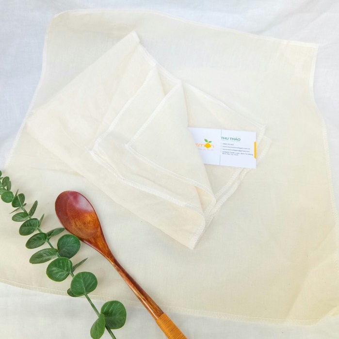 Khăn gói đậu phụ, đậu hũ - Khăn lọc sữa nhiều size - 100% vải Cotton