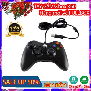 Tay Cầm Chơi Game Xbox 360 ( Hàng Mới FULLBOX ) Hỗ trợ tất cả các thiệt bị Android ,PC , PS3, PS4
