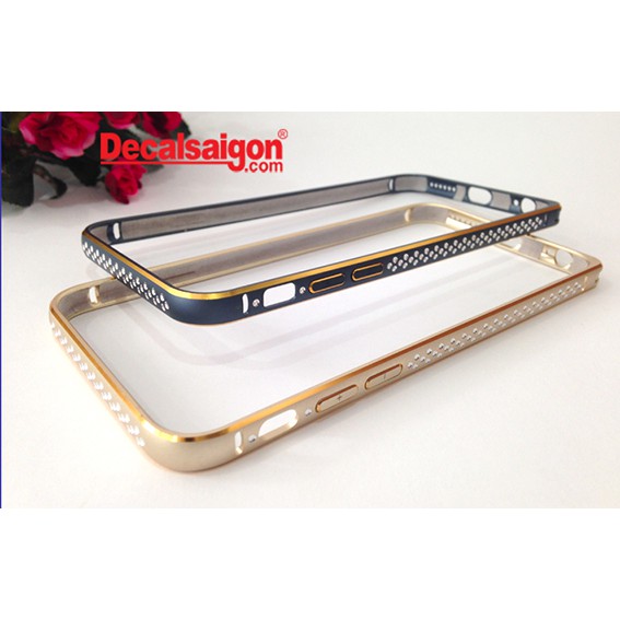 Ốp viền đính đá cao cấp IPhone 5/5S hiệu Coteetci