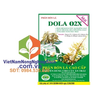 DOLA 02X KÍCH THÍCH CHO CÂY TRỒNG RA HOA ĐỒNG LOẠT 1kg