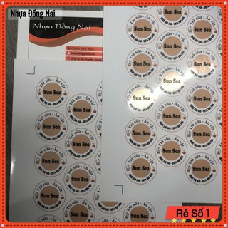 In tem theo yêu cầu - anh Minh (khách in tem inbox cho shop trc nha)