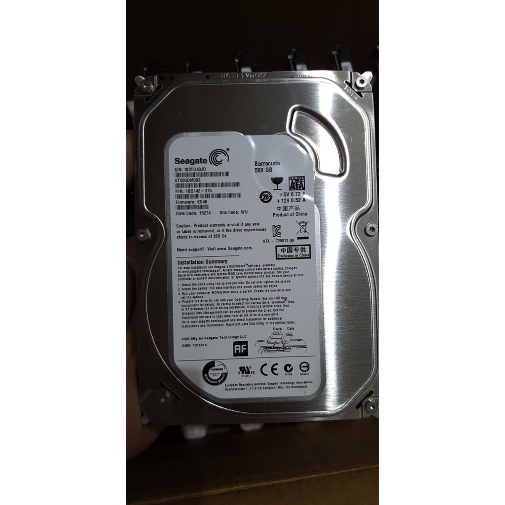 Ổ cứng PC Hdd 500GB segate  + Dây sata 3 | BigBuy360 - bigbuy360.vn