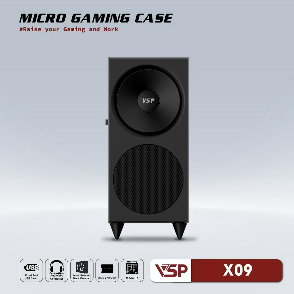 Vỏ máy tính | Case VSP X09 - Speak - Hàng chính hãng