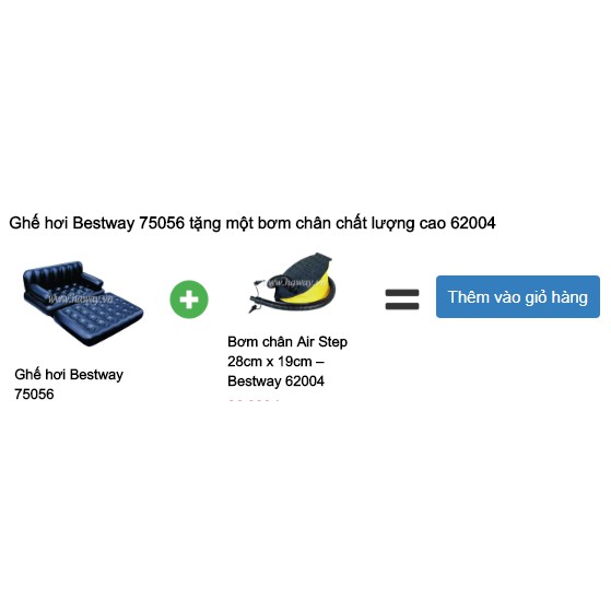 , Ghế hơi đa năng Bestway 75056_HÀNG CHÍNH HÃNG, RẺ