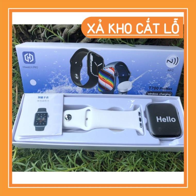 Đồng hồ thông minh T700 ProMax viền thép sang chảnh. T700 ProMax viền thép tặng kèm sạc không dây