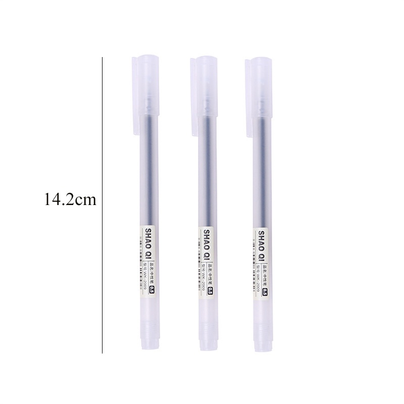 1 Bút Mực Gel Nhám 0.5mm Mực Đen / Đen Đơn Giản