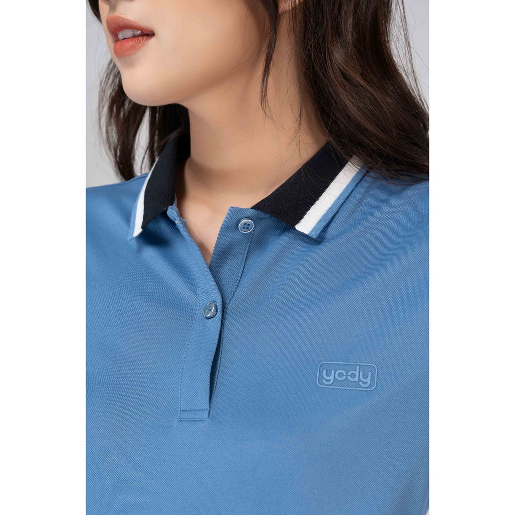 Áo Polo YODY Pique Mắt Chim Phối Kẻ Vô Cùng Cách Điệu Và Tinh Tế APN3704 | BigBuy360 - bigbuy360.vn