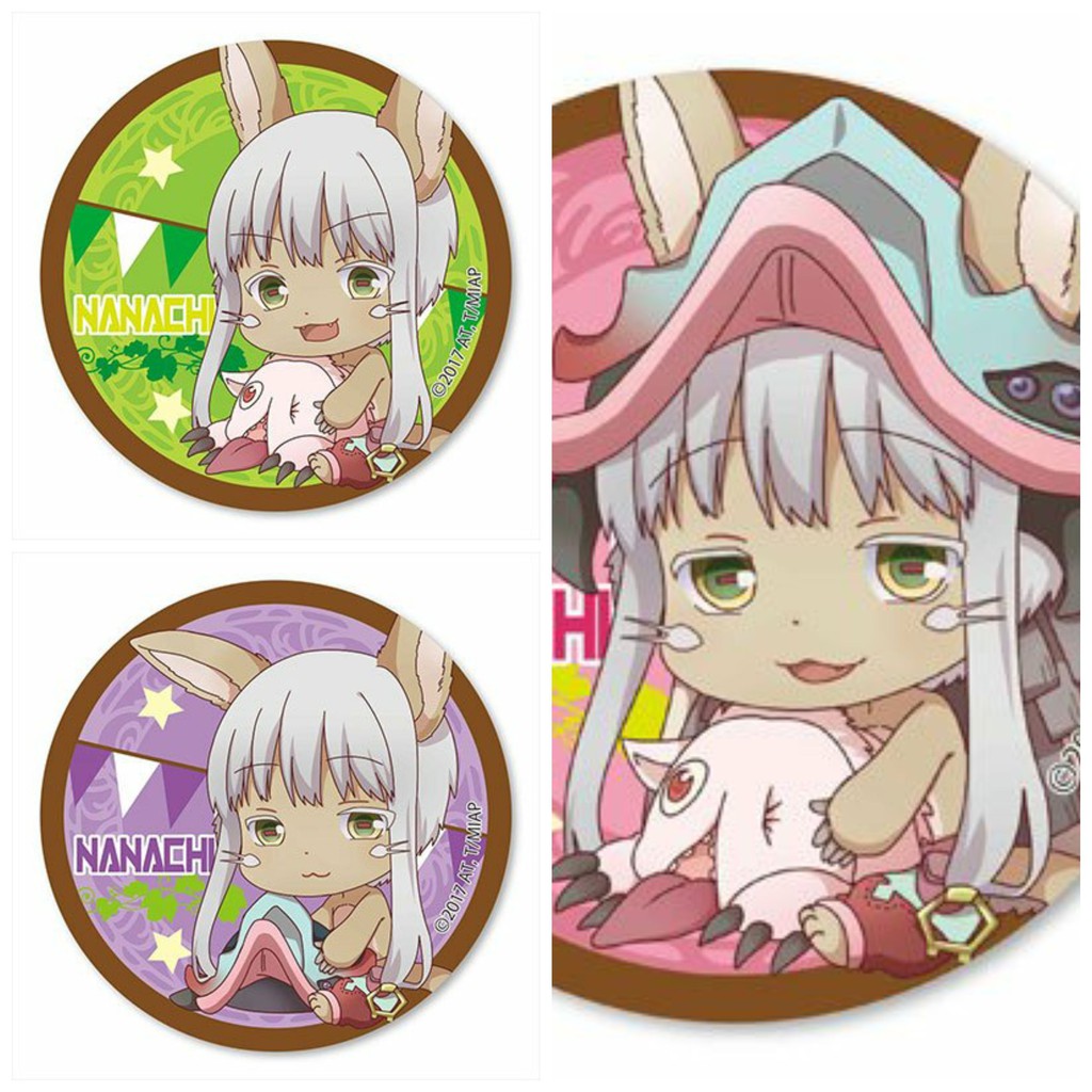 Huy hiệu cài áo in hình Made in Abyss Vực thẳm Abyss anime chibi tiện lợi