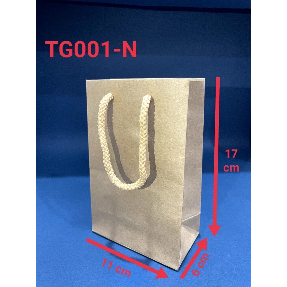 Túi giấy TG001-N , Combo 50 cái  - Túi đứng 17 x 11 x 6cm - mua nhiều vào Shop tìm combo để có phí giao hàng rẻ hơn