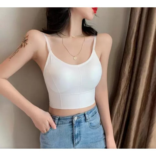 Áo bra 2 dây gân tăm NÂNG ĐỠ NGỰC thon gọn ,THẤM HÚT MỒ HÔI co giãn chất siêu đẹp BH223