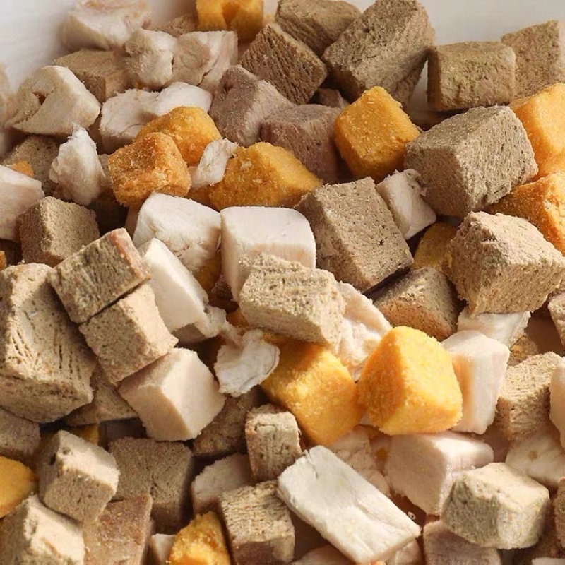 [THỨC ĂN ĐÔNG KHÔ] Thịt sấy khô/ Thức ăn sấy khô cho Chó Mèo - hộp 60g