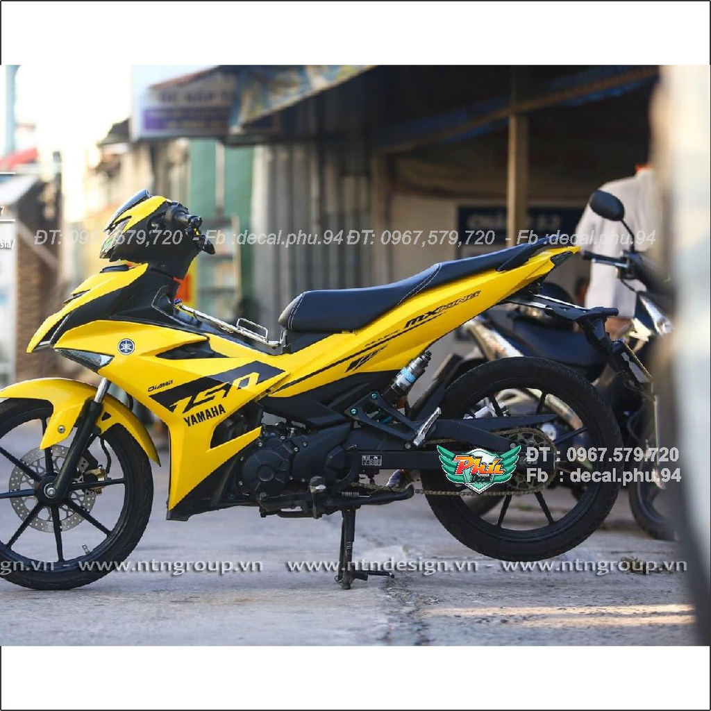Tem Rời Exciter 150 Vàng đen  indo (F)