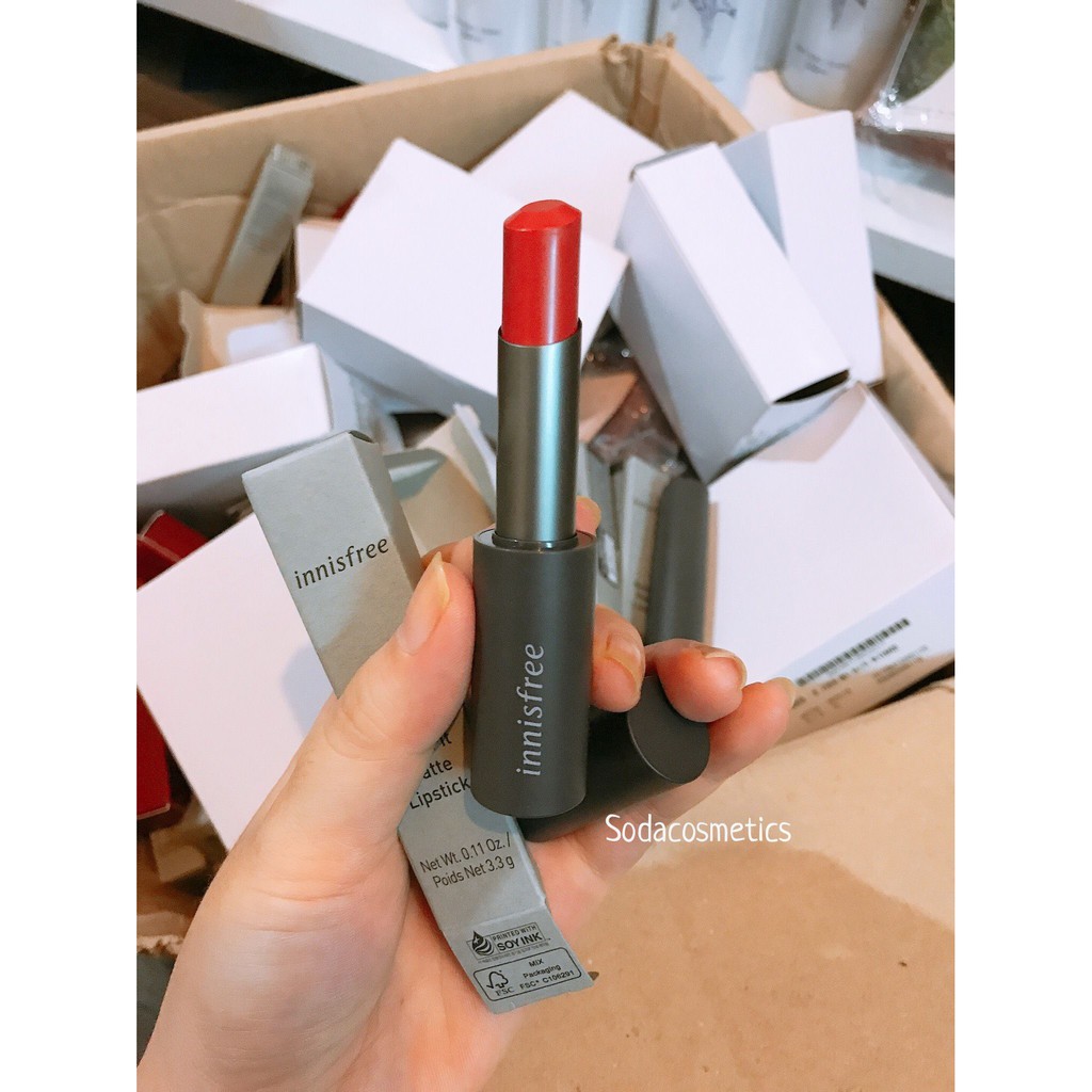 Son Thỏi Lì Innisfree Real Fit Matte Lipstick