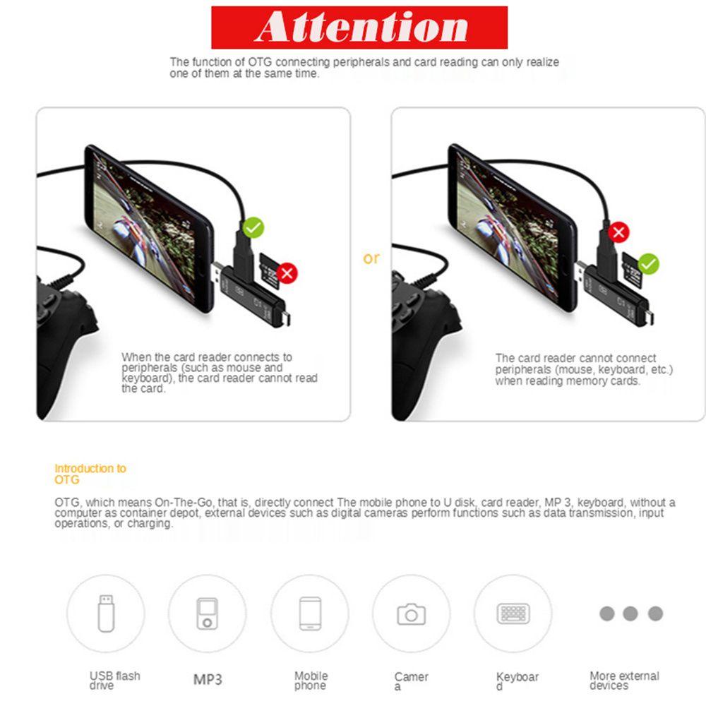 Đầu Đọc Thẻ Nhớ Đa Năng 5 Trong 1 Micro Usb 2.0 OTG