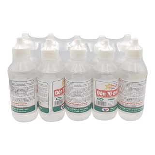 (10 CHAI) CỒN 70 - ELTHANOL 70 XANH/TRẮNG - 60ML