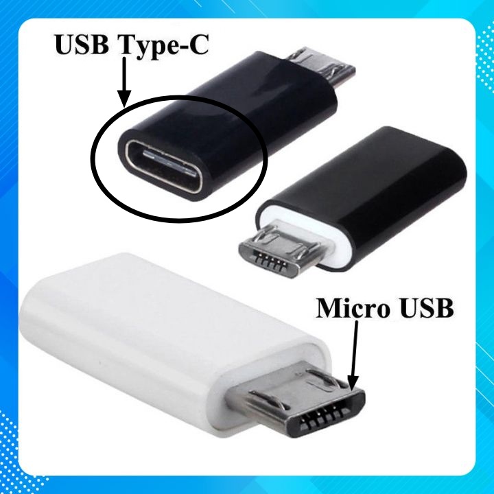 Đầu Chuyển Đổi Type C sang Micro USB | Type C To Micro USB Adapter