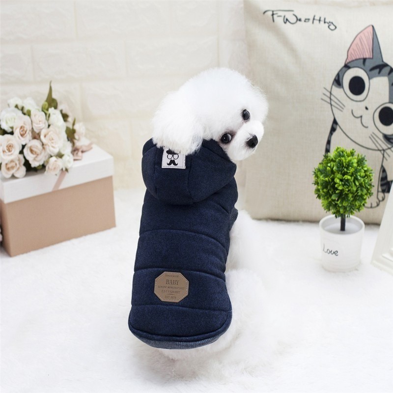 Áo khoác cotton có mũ dễ thương cho thú cưng