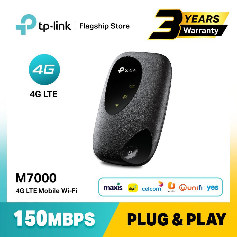 Bộ Phát Wifi 4G TP-Link M7000 - Tốc độ 150Mbs - Hàng chính hãng 100%, Bảo Hành 24 Tháng