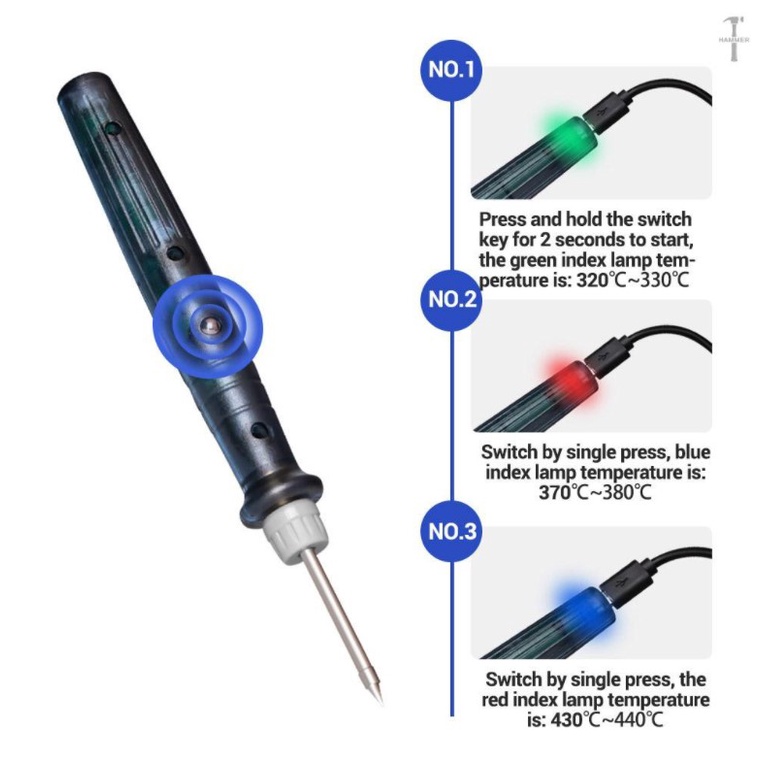 DC Bộ Mỏ Hàn Điện Usb 5v 8w Aneng Lt002