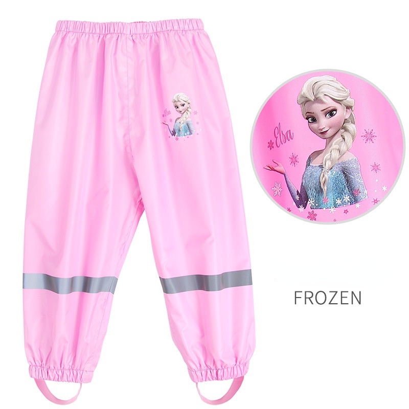 Disney Quần Dài Đi Mưa Vải Oxford Chống Thấm Nước Thiết Kế Dễ Thương Cho Bé-CM