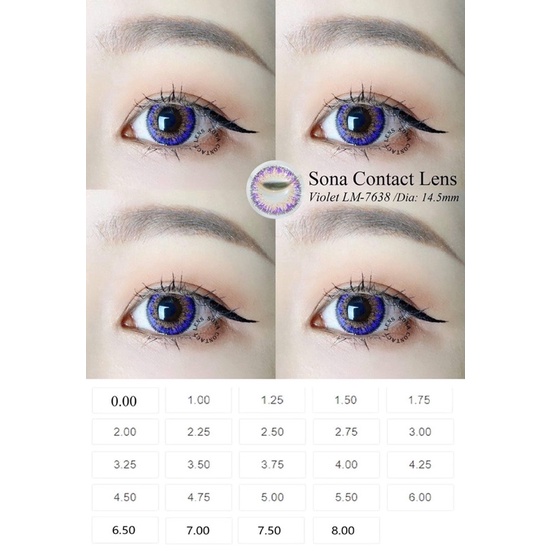 LENS MÀU ĐỦ ĐỘ