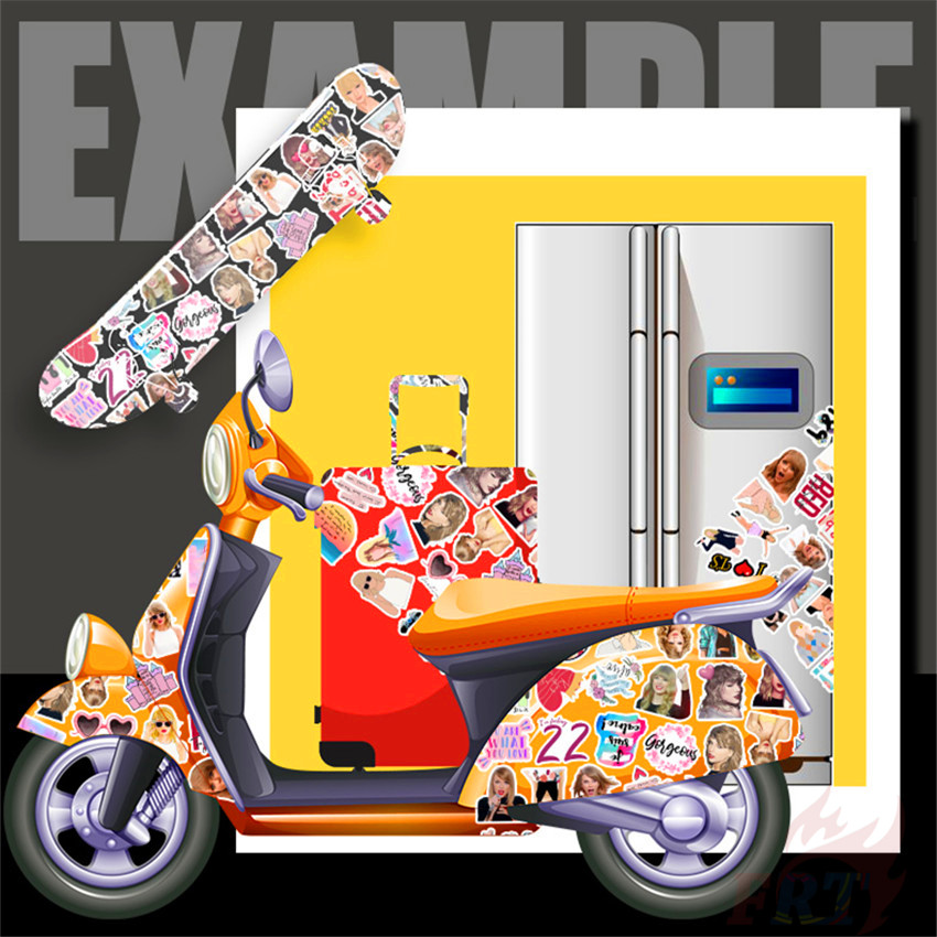 ❉ Taylor Swift - Series 03 Popular &amp; Country Music Singer Stickers ❉ 50Pcs/Set Superstar DIY Fashion Decals Doodle Stickers
