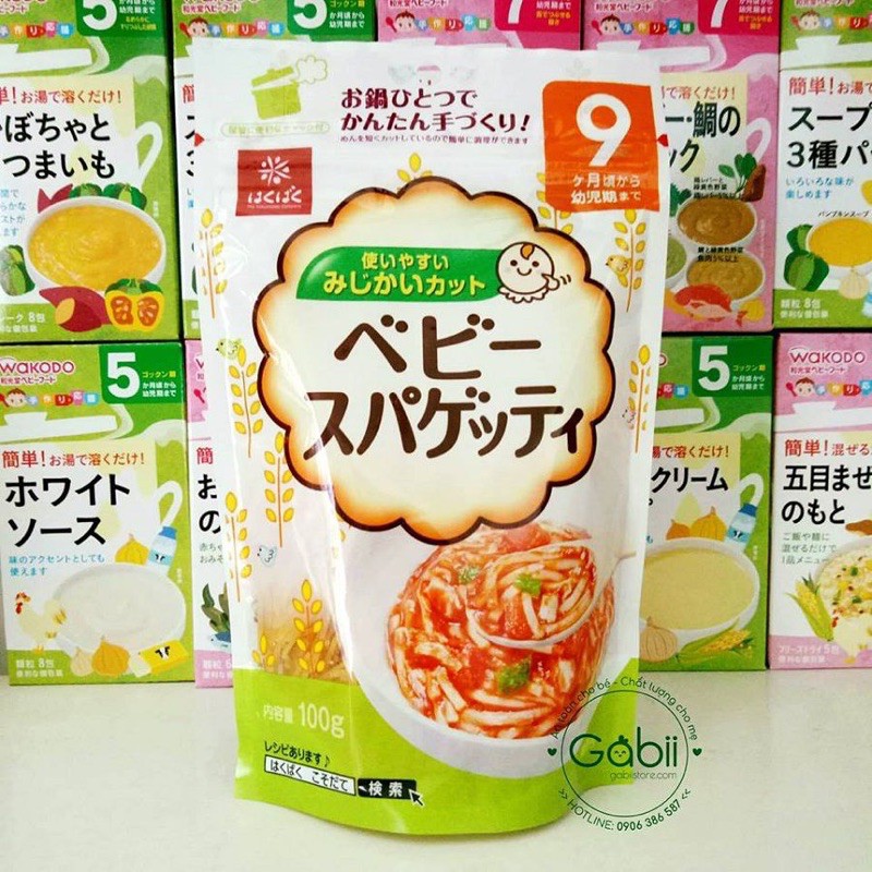 Mì Somen, udon, spaghetty tách muối cho bé 5m+