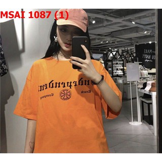 Áo thun nữ tay lỡ logo cực chất 1087