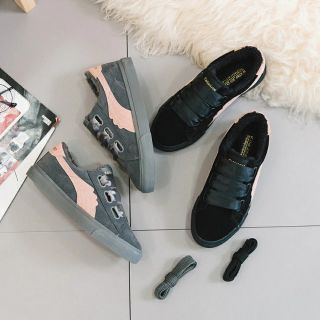 Giày nơ bản to Ulzzang